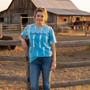 Hodge Podge Ranch & Arena, Bleached t-shirt